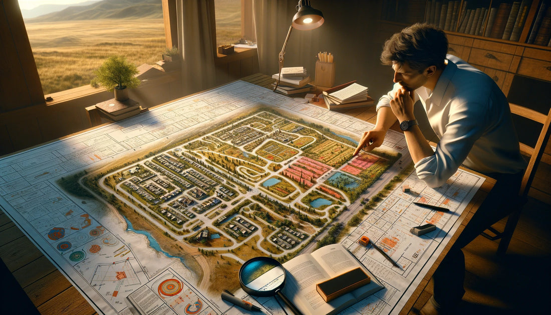 Read a site plan for their property