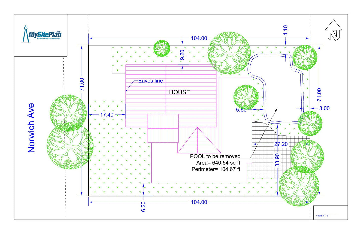 Detailed Site Plan - MySitePlanCanada