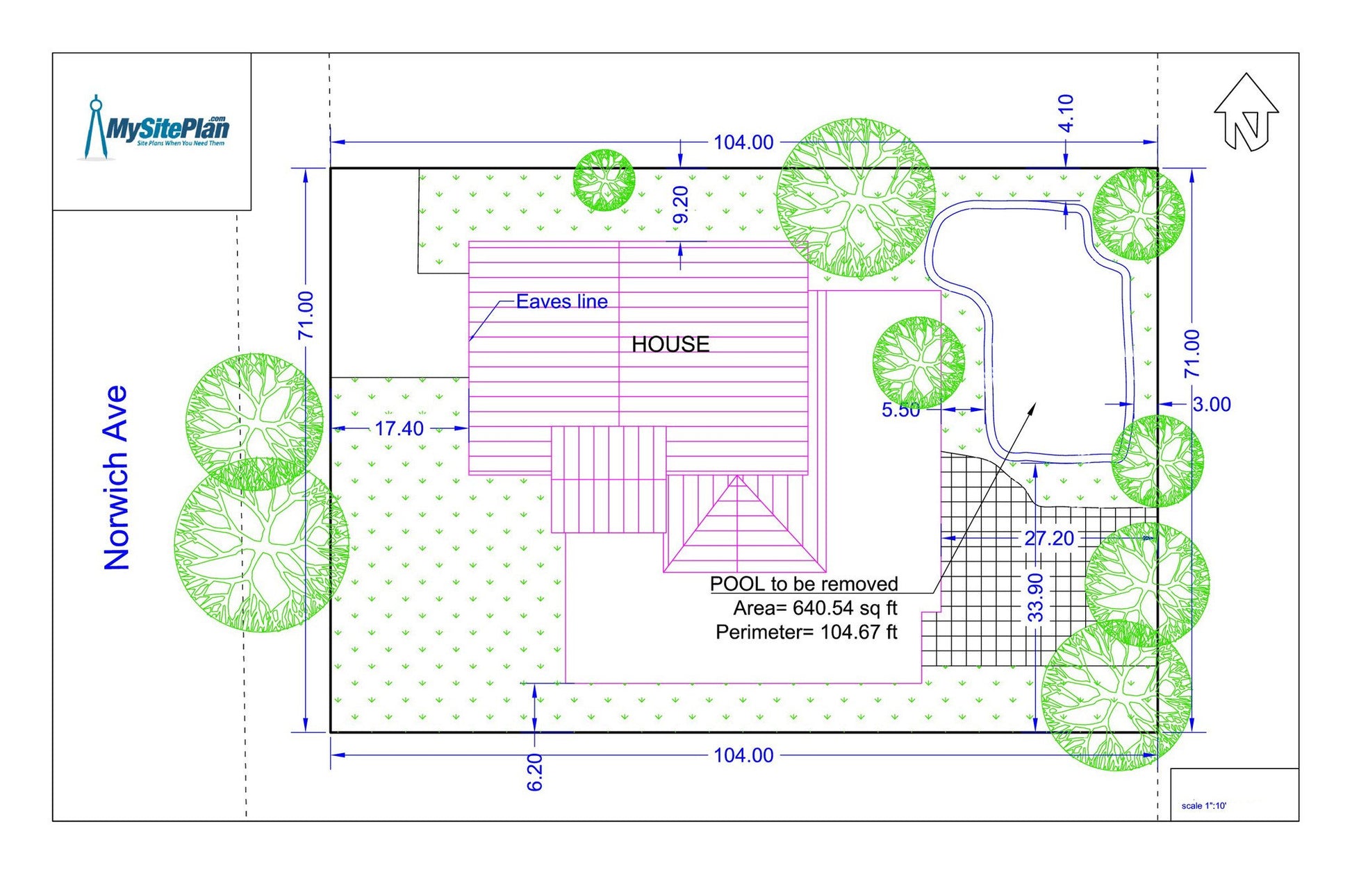 Detailed Site Plan - MySitePlanCanada
