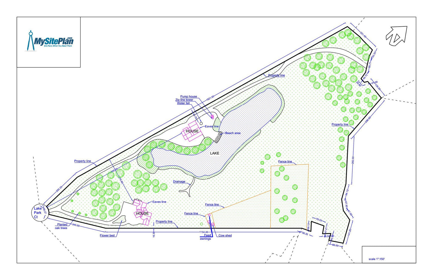 Detailed Site Plan - MySitePlanCanada