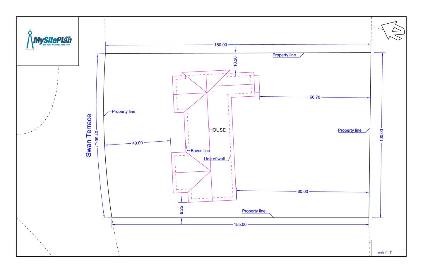 Basic Site Plan - MySitePlanCanada