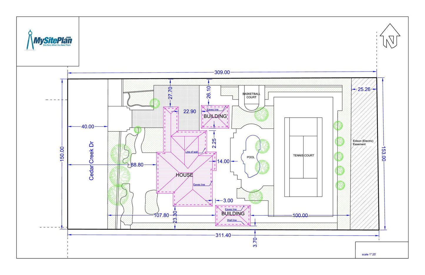 Detailed Site Plan - MySitePlanCanada