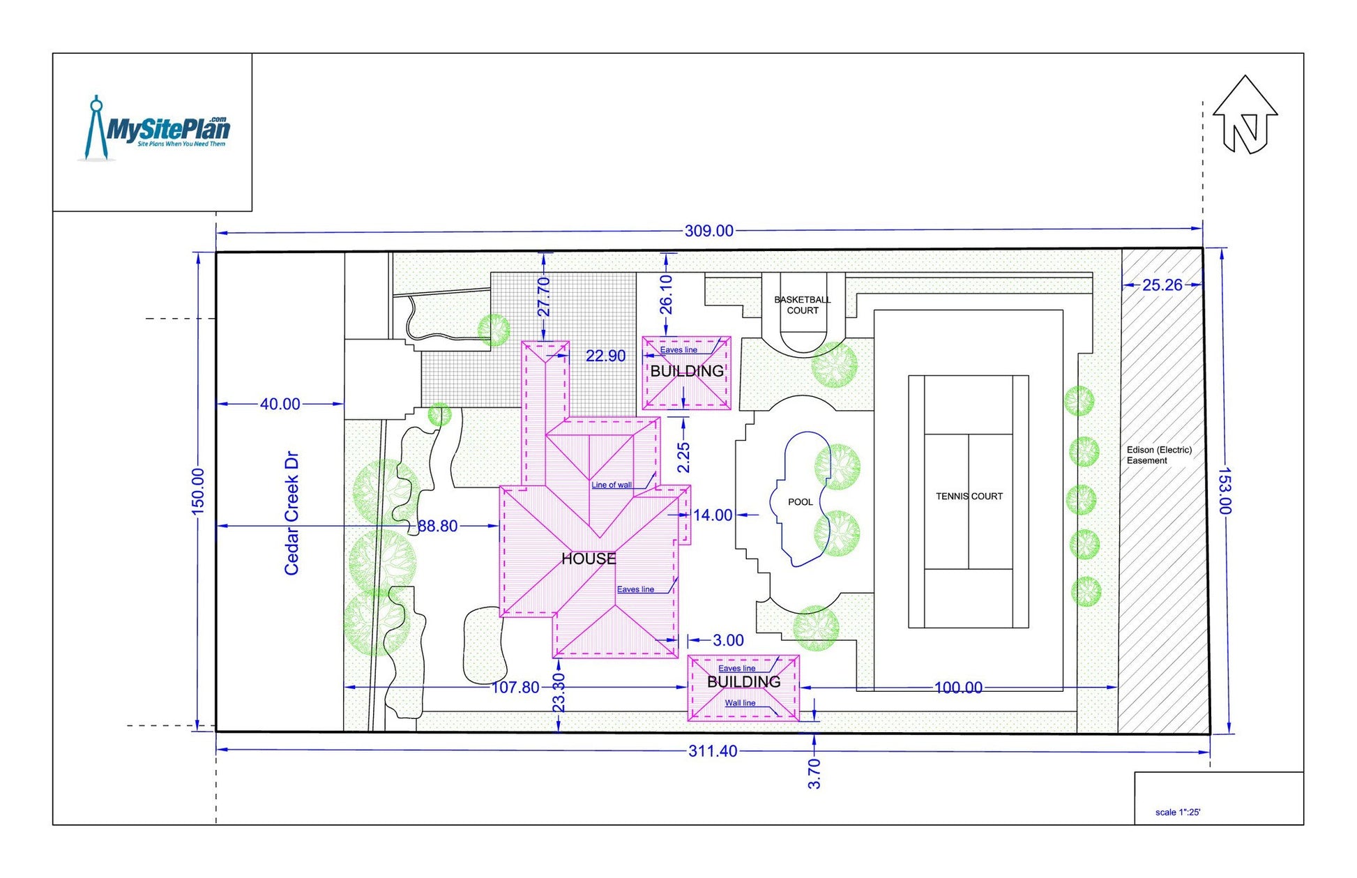 Detailed Site Plan - MySitePlanCanada