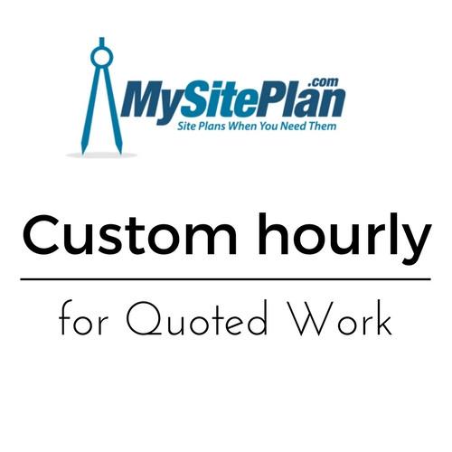 Time / Hourly Custom Work - MySitePlanCanada