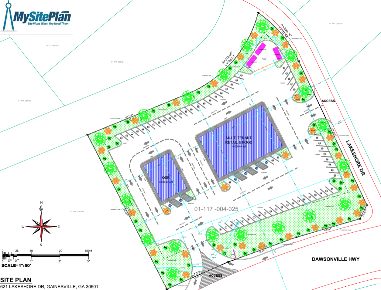 Detailed Site Plan - MySitePlanCanada