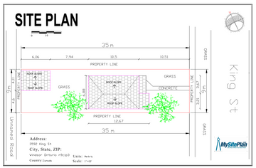 Medium Detail Site Plan